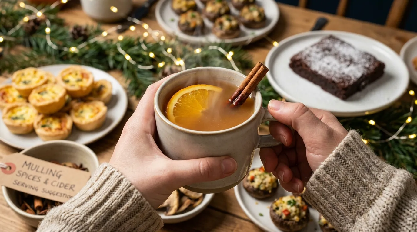 serving suggestion for recipe for mulling spices apple cider